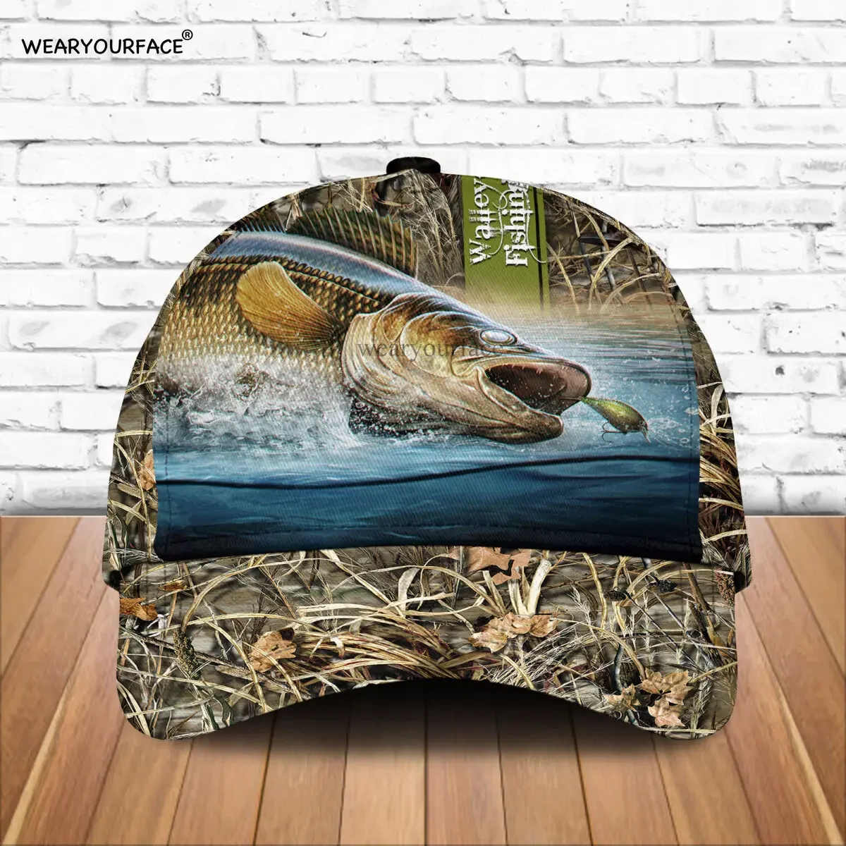 Carp Fish Catfish Deer 3D All Over Printed Snapback Hat Men Women Adult Hip Hop Headwear Outdoor Sun Visor Baseball Cap