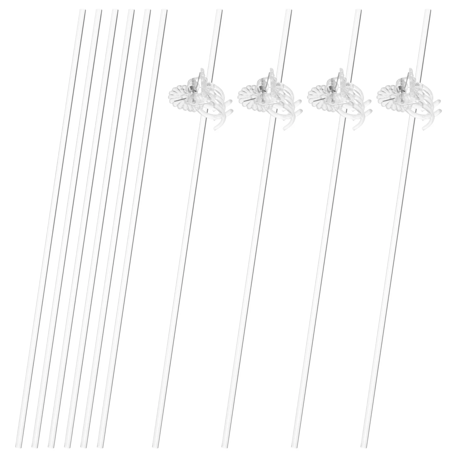 

1 Set Clear Acrylic Plant Stake For Vine Support Stem Potted Climbing Plants Garden Accessories Transparent Sturdy Lightweight