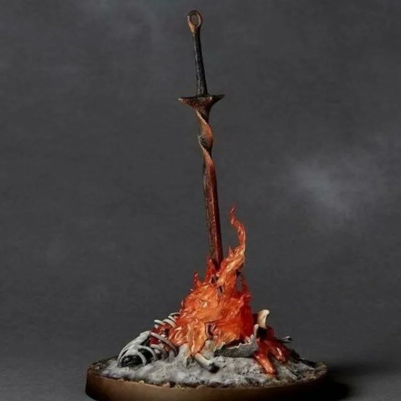 Dark Souls Game Anime Bonfire Lit Action Figure Collectible Toys Desktop Ornament Model Birthday Gifts view 5