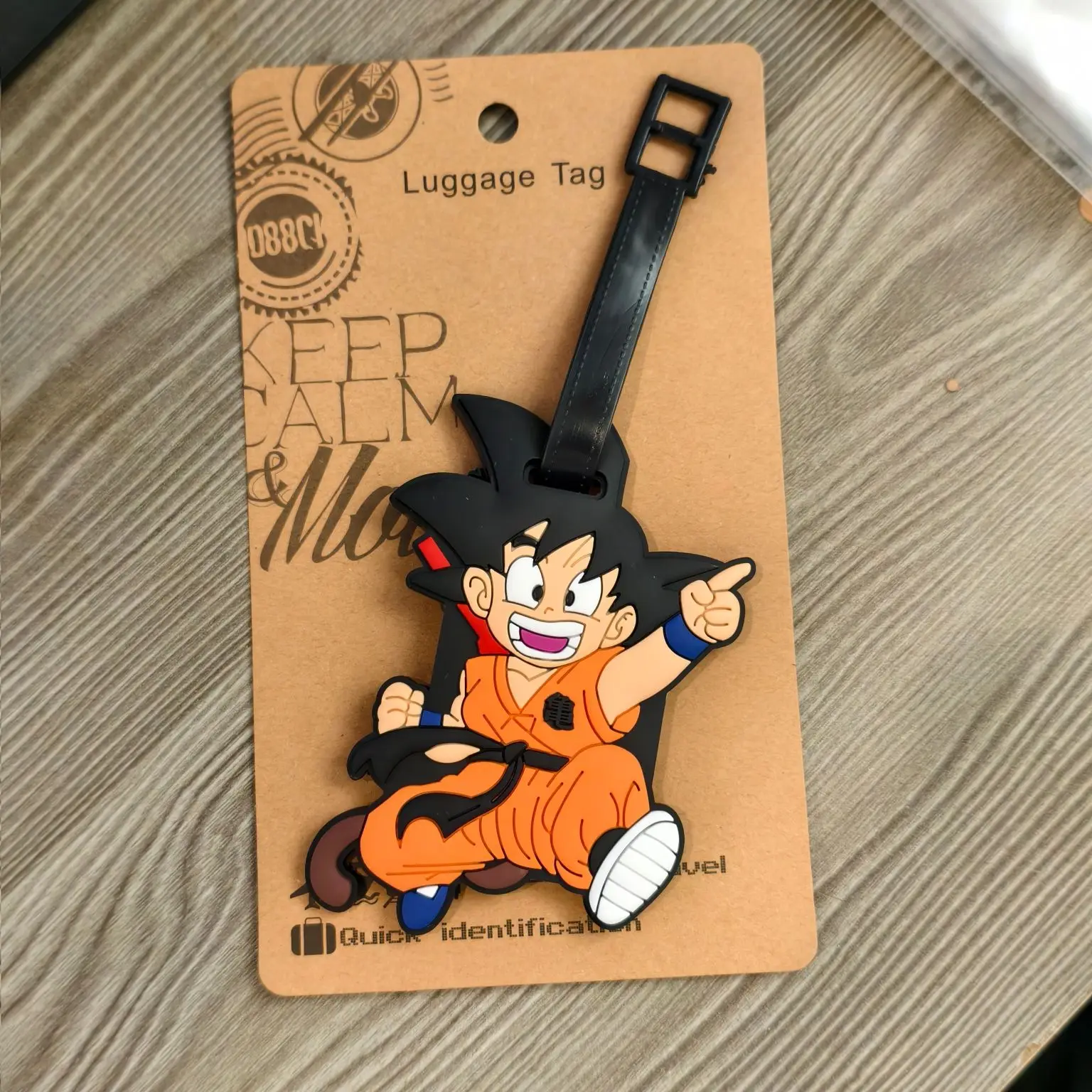 Neuer Dragon Ball Son Goku Majin Buu Vegeta Cartoon Niedlicher Gepäckanhänger für Reisegepäck – Hochwertiger Anhänger mit exquisiter Dekoration – Detail 13