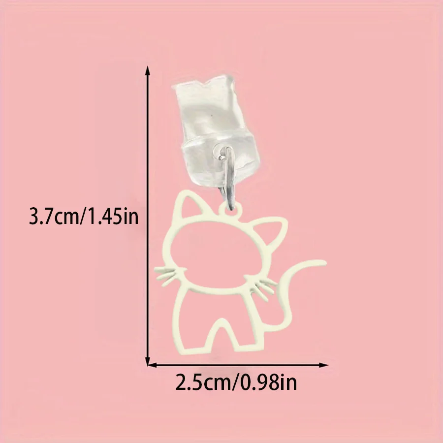 Mobile phone dust plug, simple and cute hollow out cat, fashionable and good-looking alloy pendant accessory, dust plug, chargin