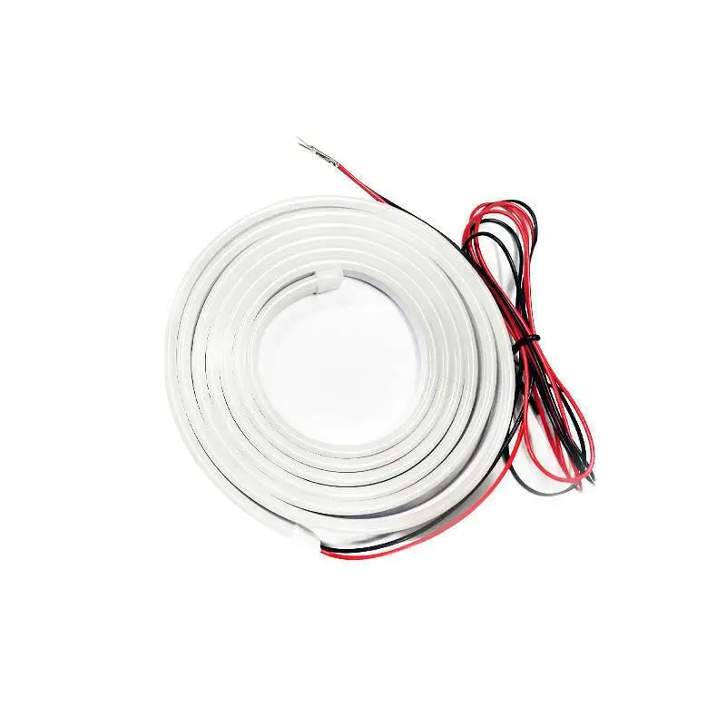 سيارة عالية السطوع الجذع الضوء المحيط الديكور الداخلي الأسلاك الحرة الباب الخلفي LED ضوء التلقائي قطاع الاستشعار I8D4 #5