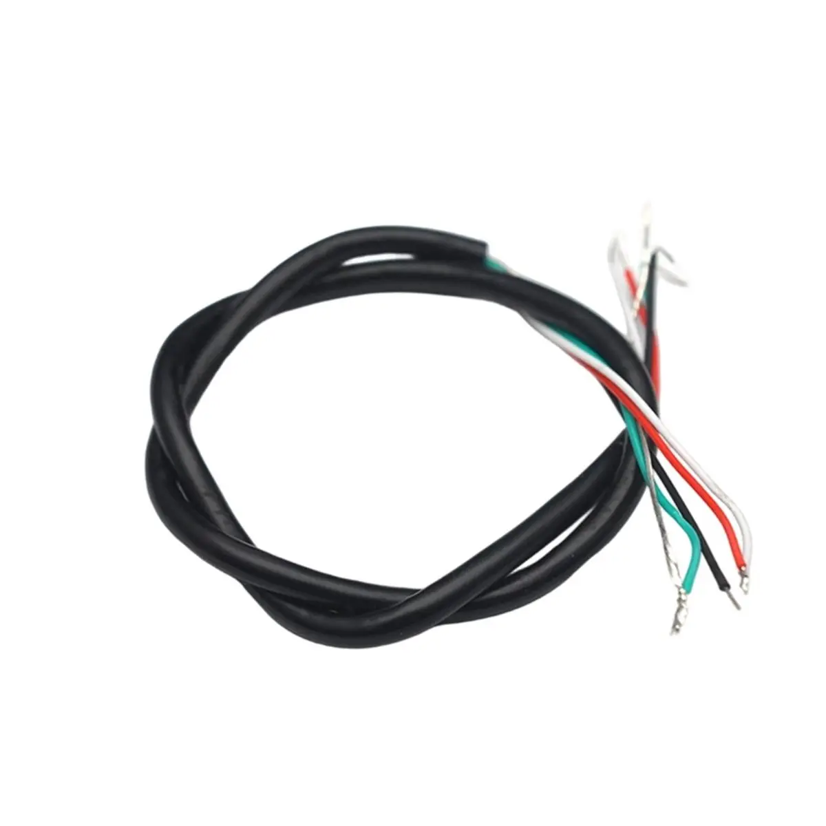 [MEGA SALE]Pickup DIY Kits 4.5MM Rounded Corner Rail Blade Humbucker Pickup Kits-Ceramic Lastic Bobbin 4C Cable B-16K