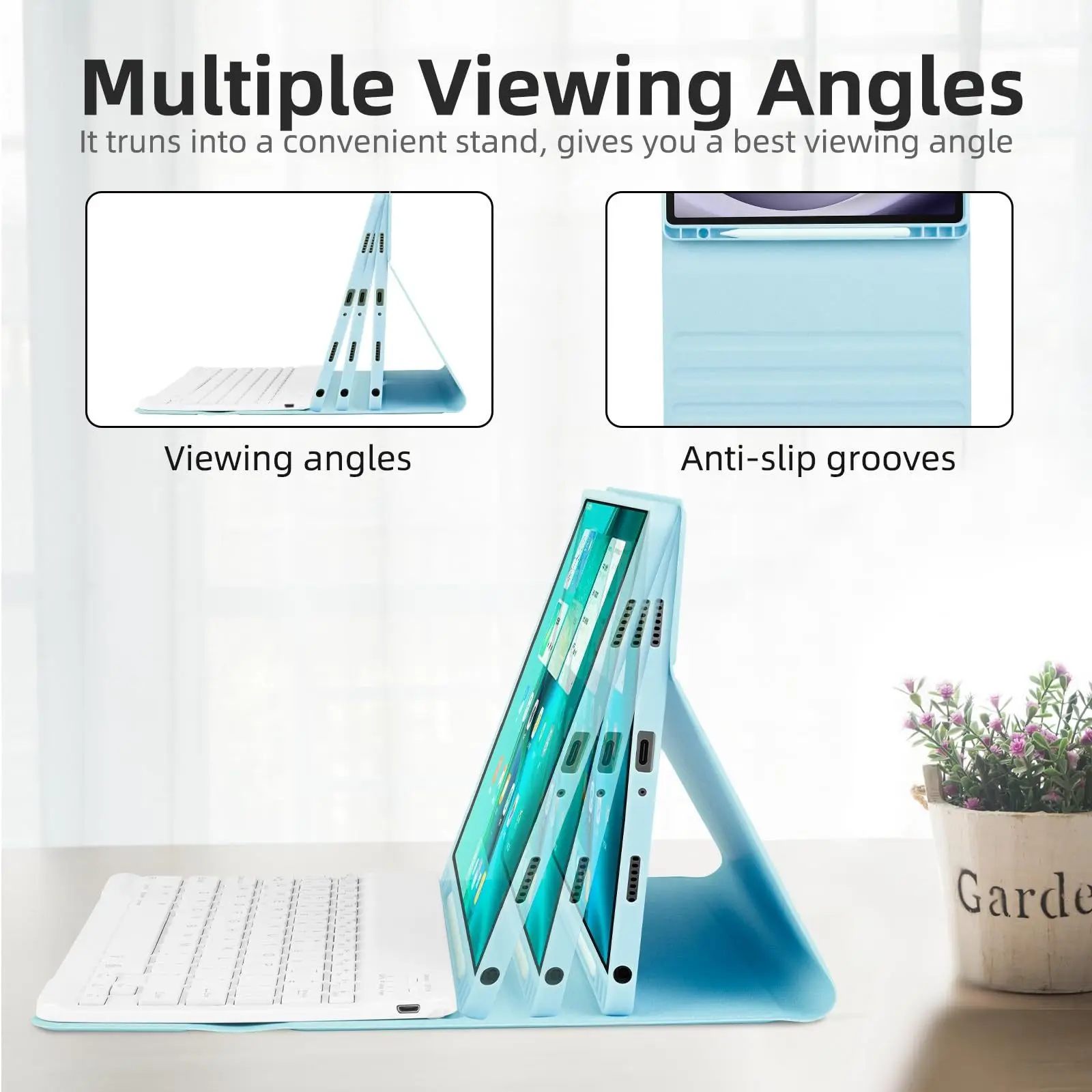 Keyboard Case For Kindle Fire Max 11 13th Generation 2023 Detachable Backlit BT Bluetooth Keyboard Cover For Fire 11 Tablet Case