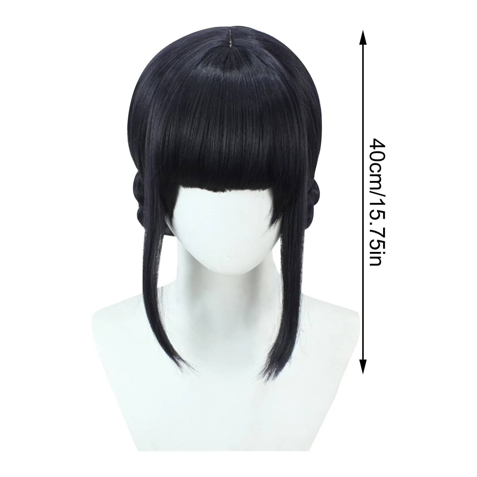 Peruka Halloweenowa Filmowa Kpop Cosplay Mira Rumi Zoey Demon Hunters Fioletowo-Czarno-Czerwona Długa Syntetyczna Peruka Odporna na Ciepło