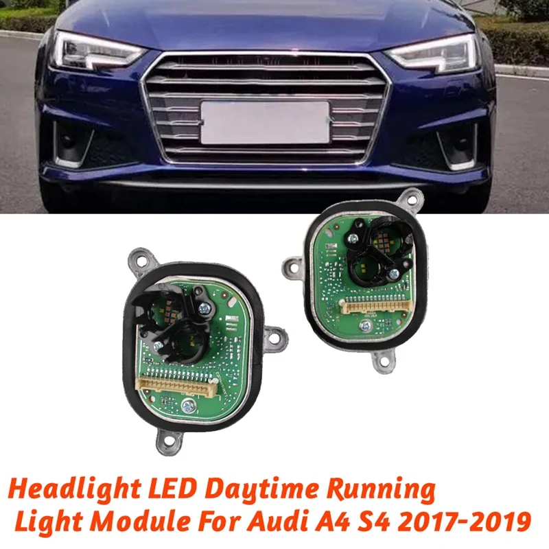 

1 Pair Headlight Parts LED Module Corner DRL Control Unit 8W0941773 8W0941774 For A4 S4 2017-2019 1305715395 1305715396