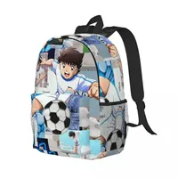 Ozora Oliver Atom Capitan Tsubasa Backpack Student Boys Girls BookBag Kids School Bag Laptop Shoulder Bags for Men Women