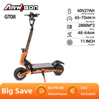ARWIBON GT08 Electric Scooter For Adult 5600W Motor 60V 27AH E-Scooter 11 Inch Vacuum Off-Road Tires Off-Road Escooter