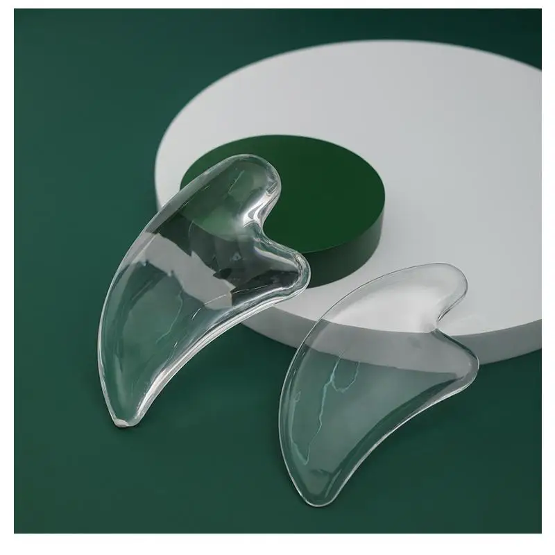 1 Stück transparentes Gua-Sha-Brett, Gua-Sha-Massage für Gesichtslifting, Gua-Sha-Schaber, Gesichtsmassagegerät aus Harz – Detail 12