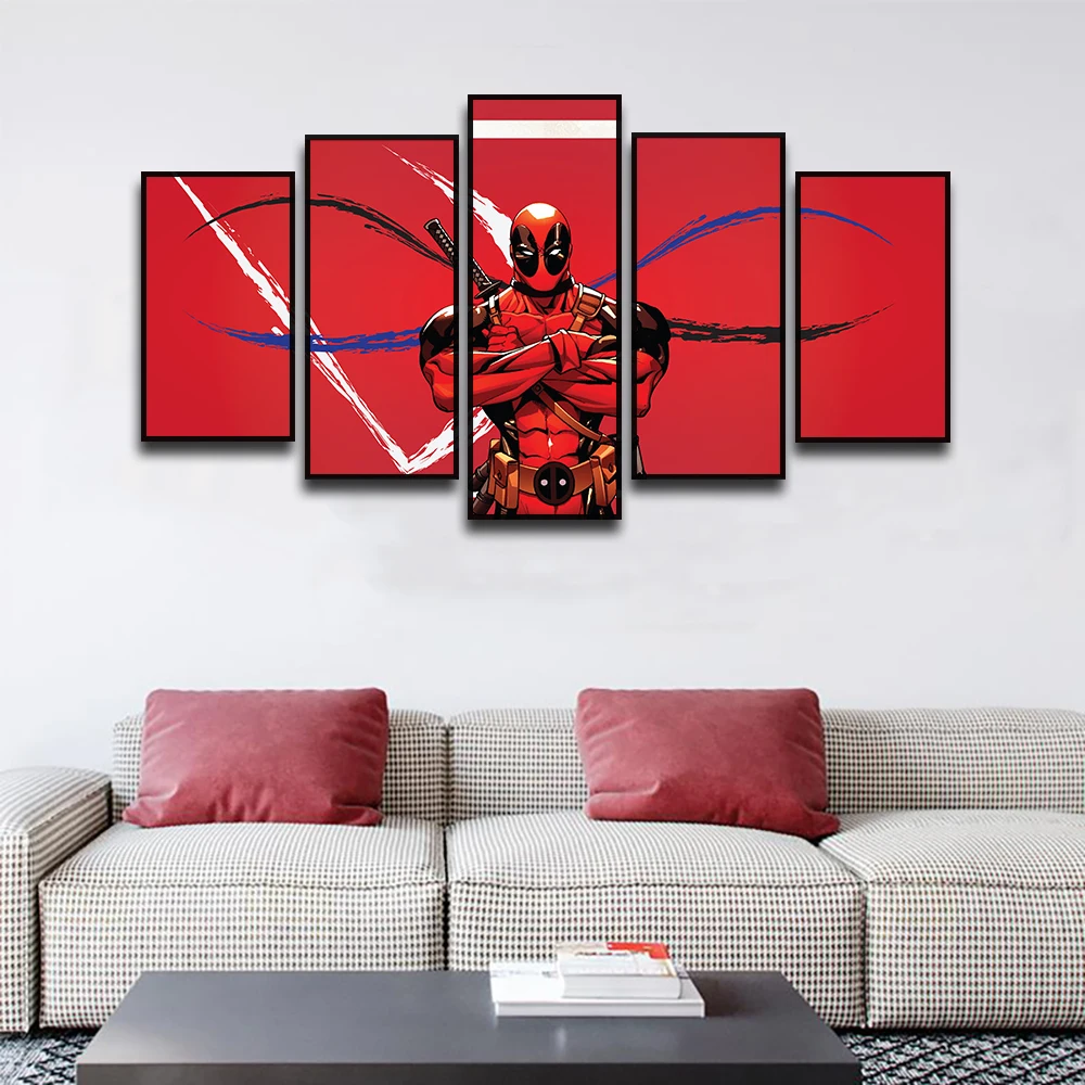 Anime Marvel Heroes Canvas Decorative Painting Disney Character Art Poster American Movie  Mural for Home Wall Decoration Prints