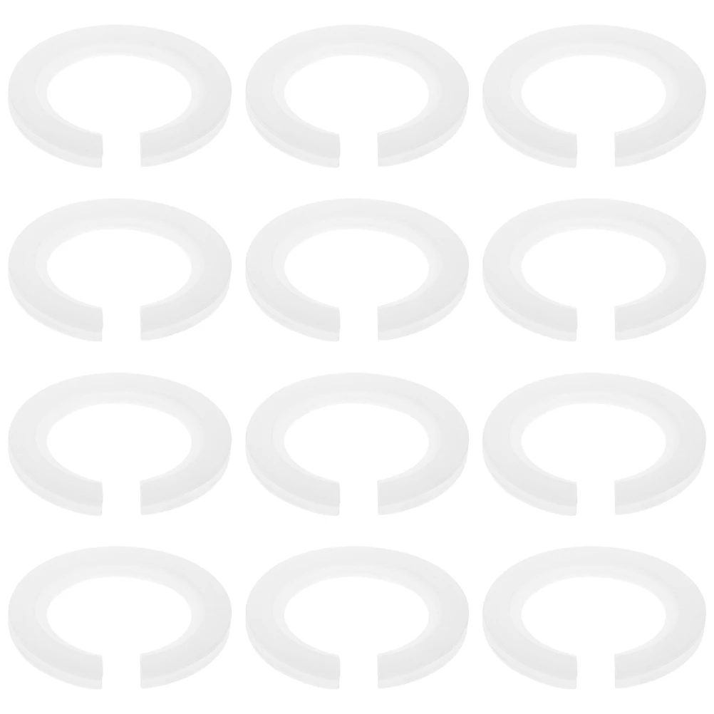 

12pcs Lamp Head Conversion Ring E27 to E14 Adapter Plastic Reducer Rings Lampshade Accessories Wide Compatibility Easy Install