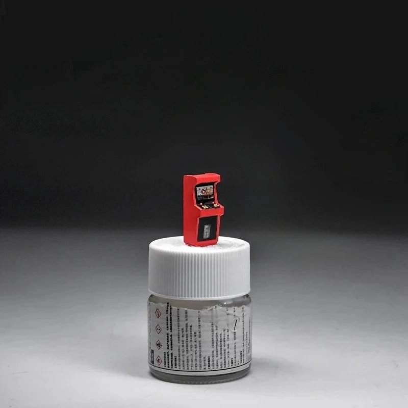 

Limited Edition 1/64 Scale Model Street Arcade Game Machine Scale Die Casting Model Car Fan Delicate Image