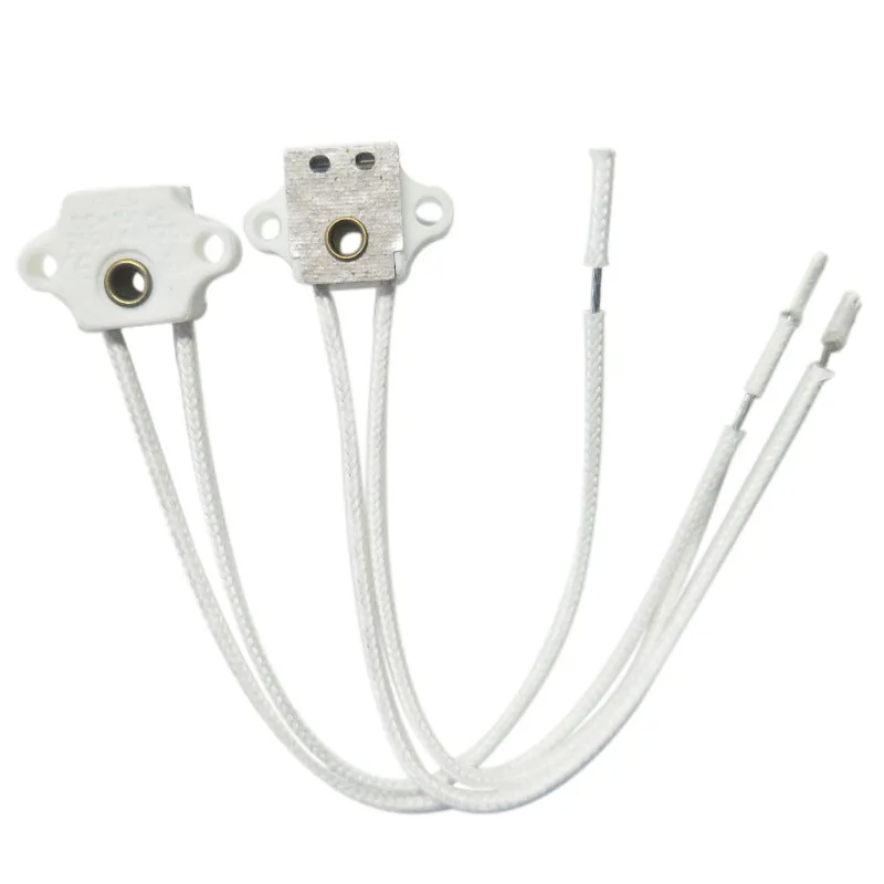 1PCS High-Temperature Resistant Ceramic Halogen Lamp Socket SC-101-2 for Slit Lamp Microscopes G4, G5.3, G6.35