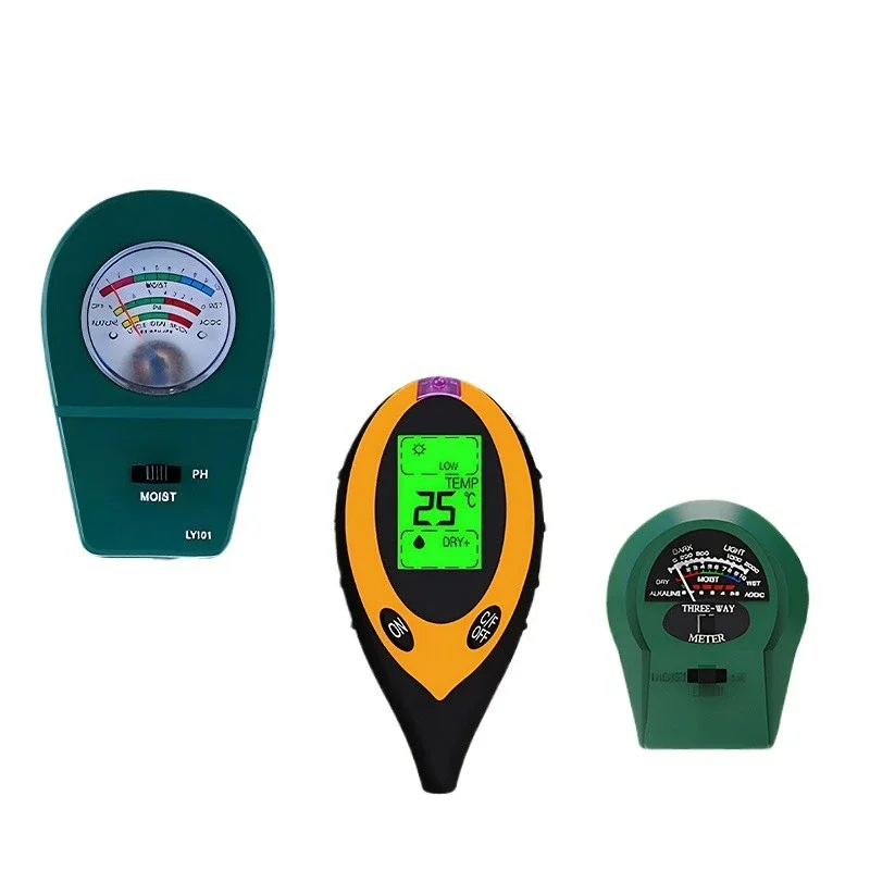 

Digital pH value soil moisture detector pH flowerpot plant assay light nutrient sensor thermometer