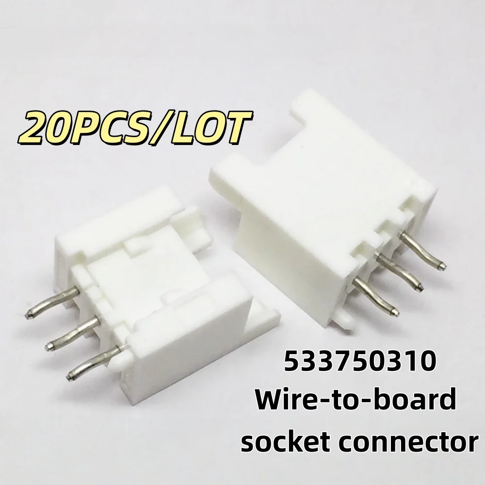 

20 шт./лот 533750310 533750310 0533750310 DIP 4PIN P = 2,5 мм разъем «провод-плата» новый и оригинальный