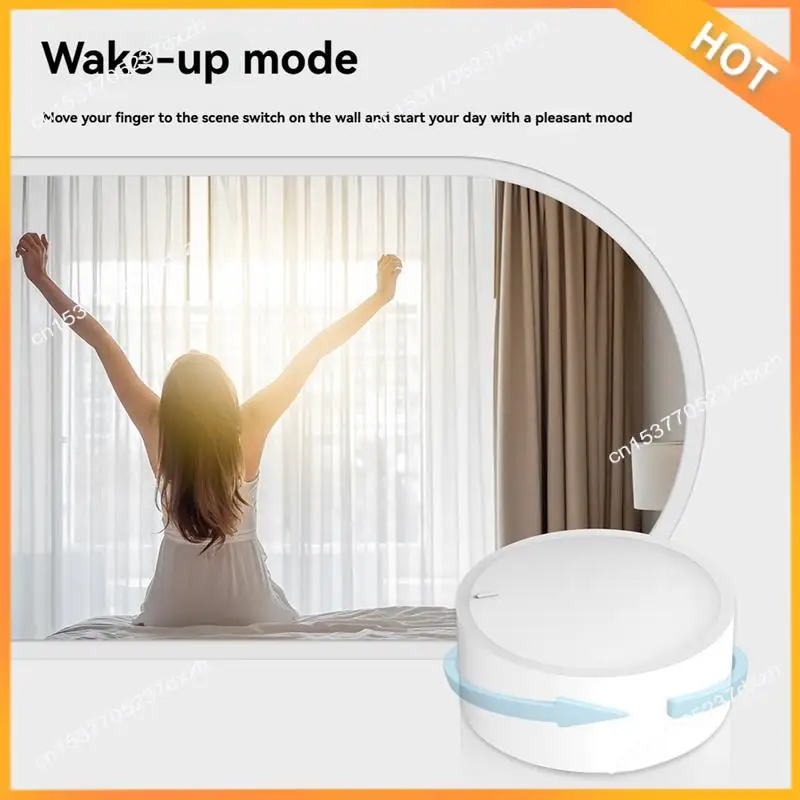 

A43M Tuya Zigbee Smart Knob Wireless Scene Button Controller, Battery Operated For Smart Life App Scenarios