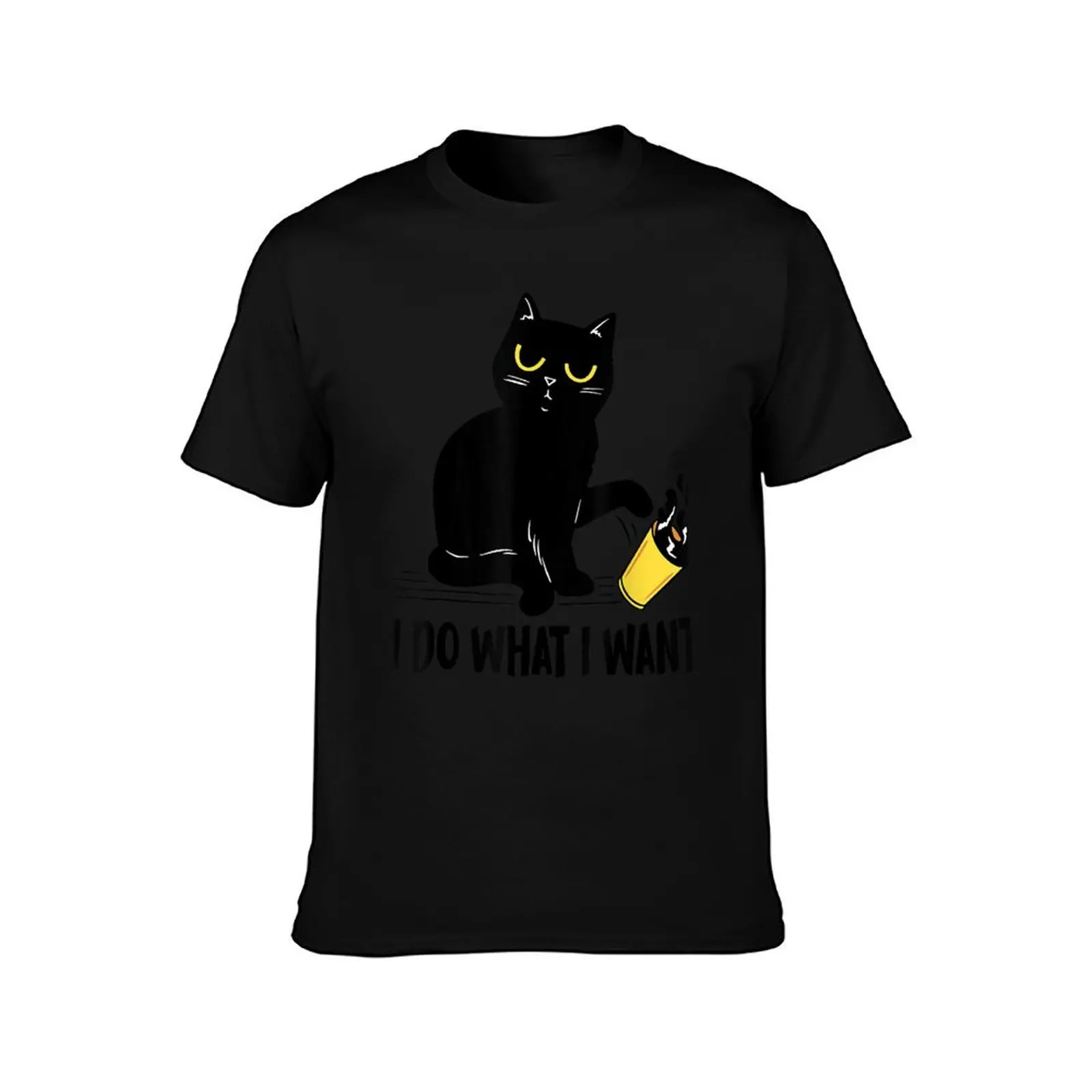 Badass Cat Shirt, I Do What I Want Shirt, Cat Playing With Objects Tee, You Can't Rule Me Shirt, Sassy Animal Cat With G T-Shirt
