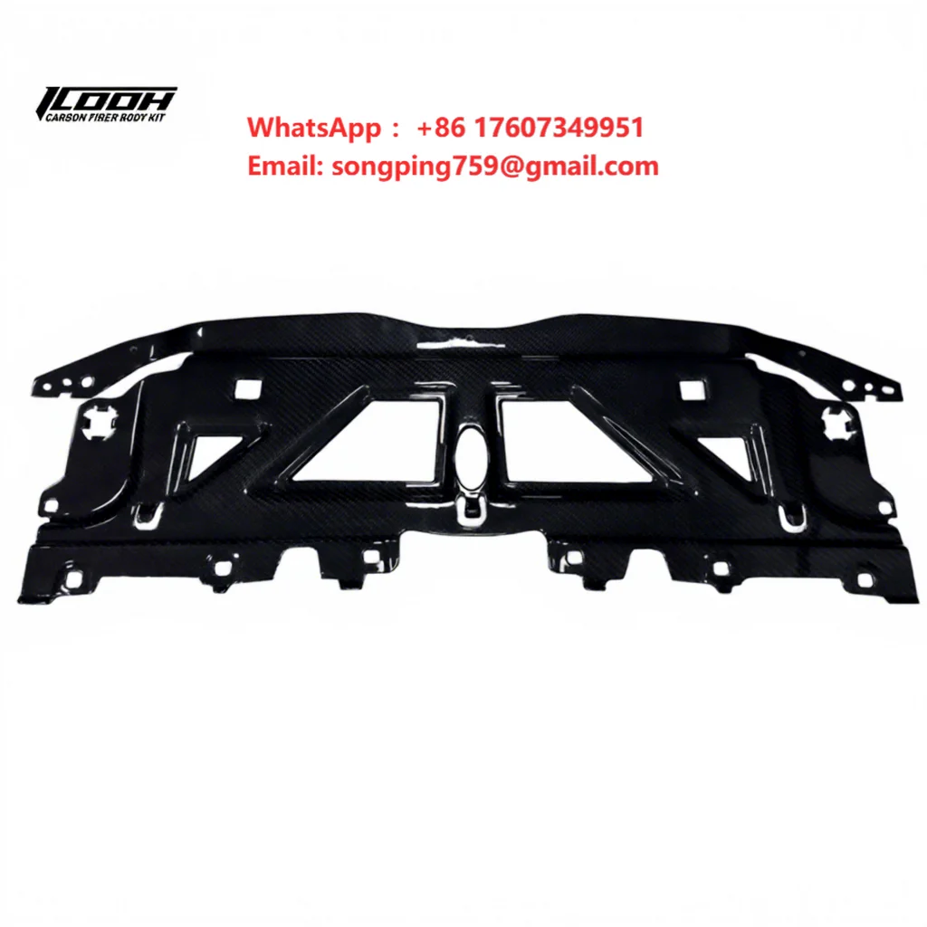 ICOOH Racing Dry Carbon Fiber Engine Compartment Water Tank Cover Front Cover Car Modification Kit Fit for BMW M2 G87 2023+