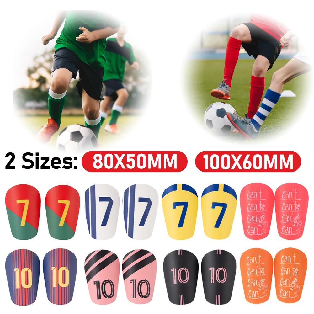 Soccer Training Shank Board Mini Football Shin Pads Wear-resistant Shock Absorbing Soccer Leg Protector Lightweight Knee Guard