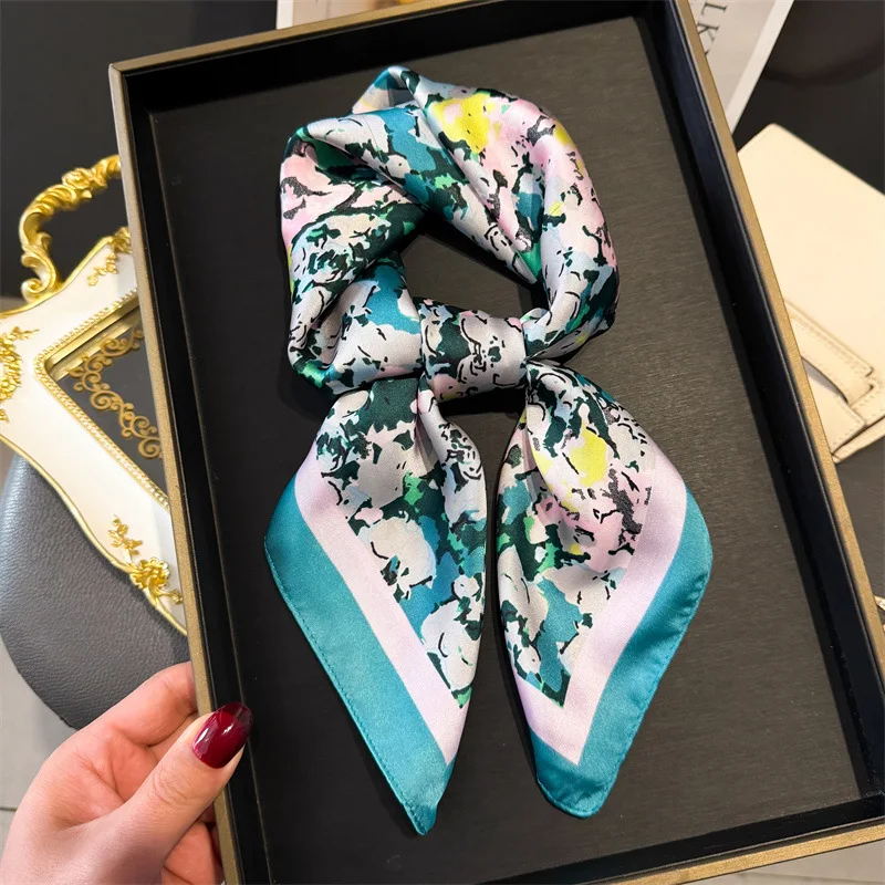 

150pcs silk scarf 70cm