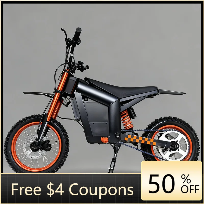 

Rs Electric off-road motorcycle 52V snowmobile, mountain and beach multi-purpose electric vehicle Black Knight off-road vehicle