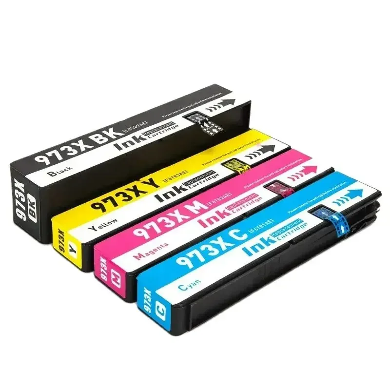 973 X 973X Premium Color Compatible Inkjet Ink Cartridge For HP Pagewide Pro 452dn 477dn 552dw 577dw Printer