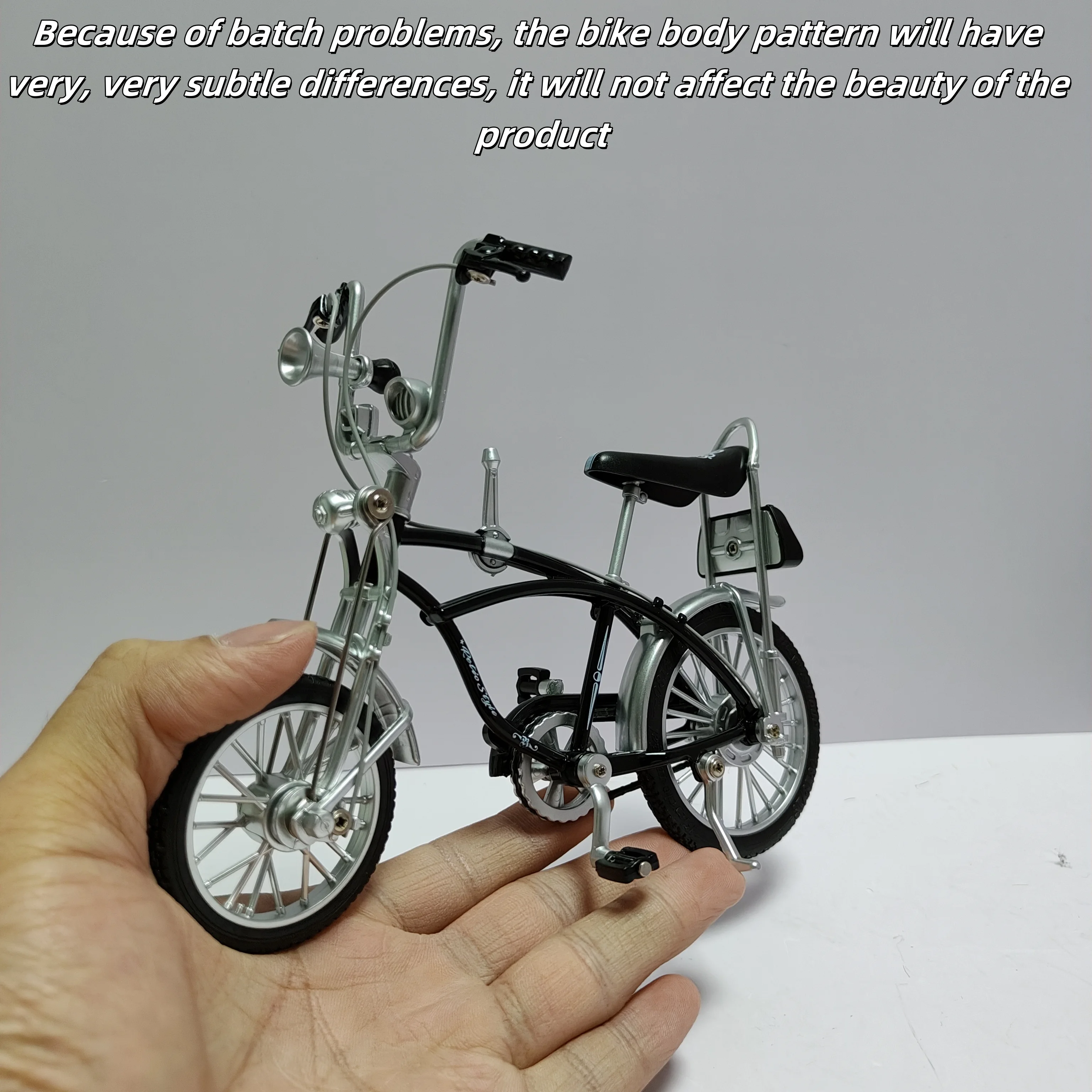 Retro bicycle model, vintage metal bicycle accessories, desktop mini retro style, alloy classical bicycle,home decoration gift
