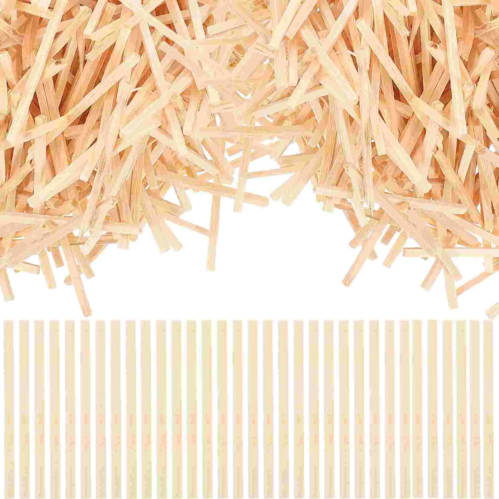 2000 Pcs Matchstick DIY Materials Toy Aromatherapy Blank Wooden Sticks Handmade Accessory Multi-use Child