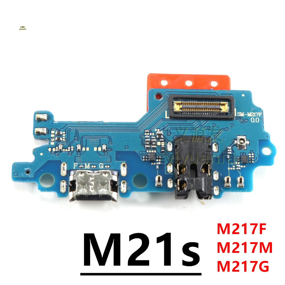 Для Samsung Galaxy M21s M217 SM-M217F USB порт для зарядки Микрофон док-станция соединитель зарядное устройство плата гибкий кабель