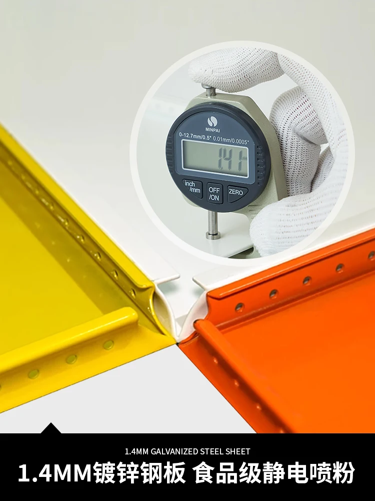 モジュール式組み合わせ収納キャビネット、中世の二層寝室ロッカー、チェストキャビネットステンレススチール、ダイニングサイドキャビネット