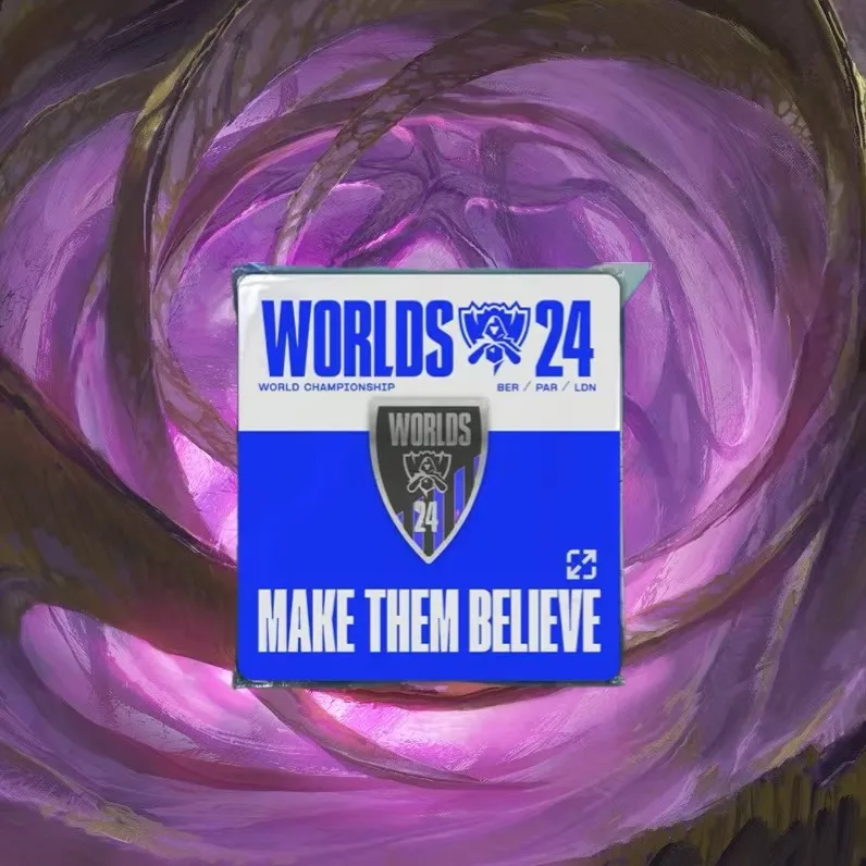 

S14 Worlds 2024 Pin Genuine Original Packaging Brand New