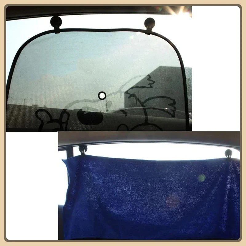 1-2 زوج نافذة السيارة الداخلية قاعدة تركيب مزودة بمشبك غطاء شفط أسود كليب مصاصة بلاستيكية حامل قابل للإزالة لتذاكرة منشفة الستار ظلة #3