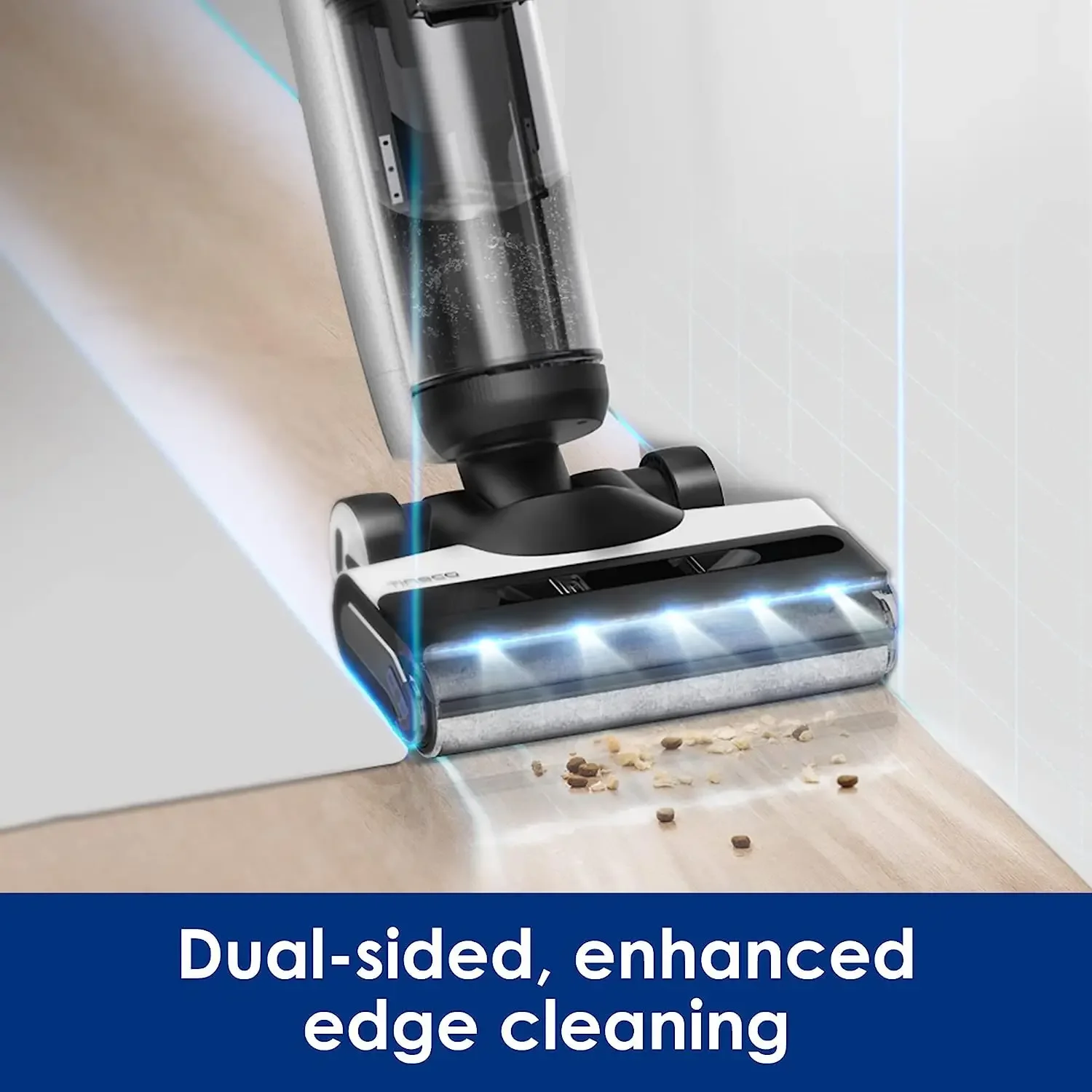 Tineco Smart Cordless Floor Cleaner Wet Dry & Mop for Hard LCD Display Great for Sticky Messes and Pet Hair Centrifugal Drying