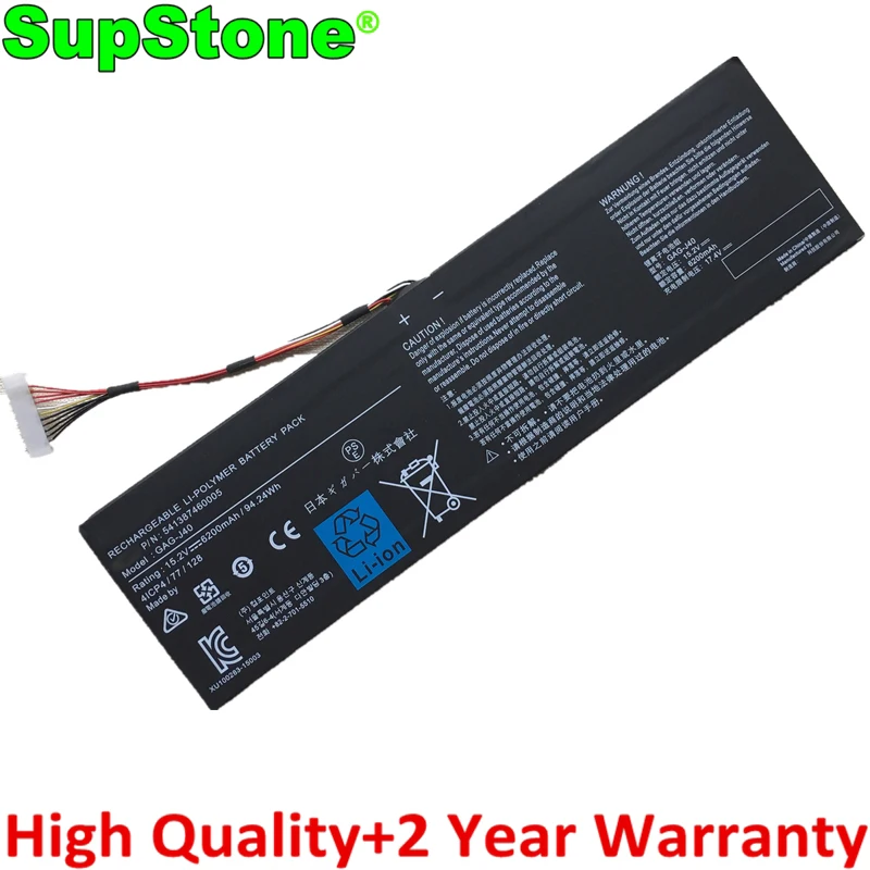 Supstone-bateria para Gigabyte Aero 14-k7 14-w7y915-w9x815s Xa15x V8-cf217 Sayawaaorus 17x Xb17g yb Gag-j40 Bateria x7 dt v6 v8