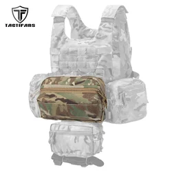 Ss estilo ccs gp tático bolsa molle sistema de montagem dupla zíper saco de armazenamento utilitário para mkv chassi placard caça colete