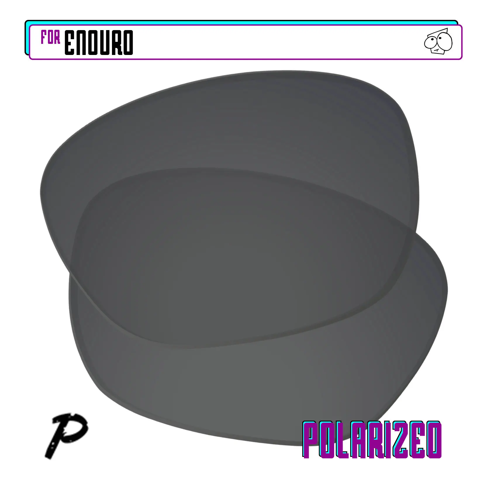 Picture 4: SunglassDoctor Polarized Replacement Lenses for Oakley Enduro OO9223 55mm Sunglasses - Multiple Options