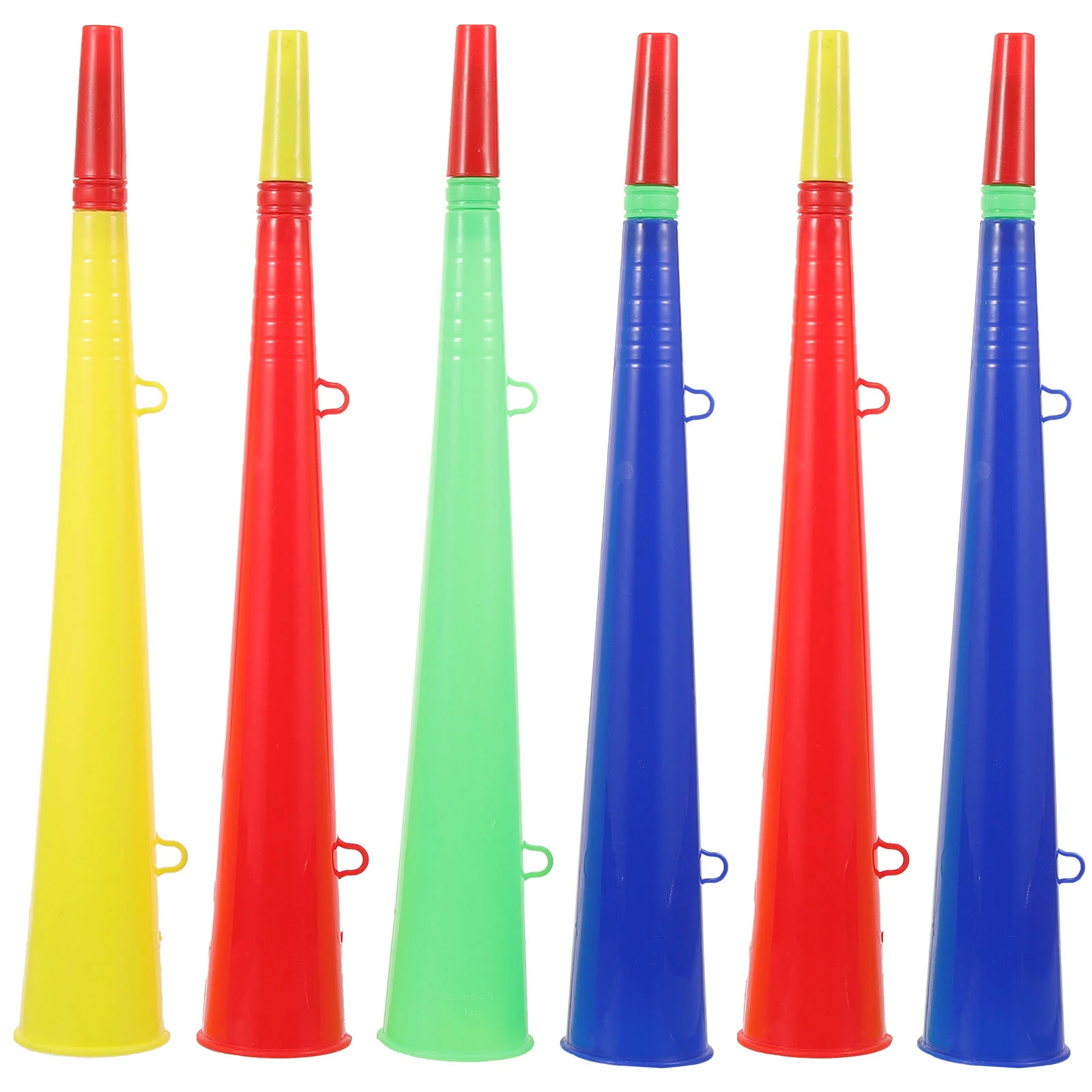 6 PCS Trumpet Soccer Bucelas Cheerleading Horns for Kids Trumpets Party Plastic Instruments Sports Game Toy