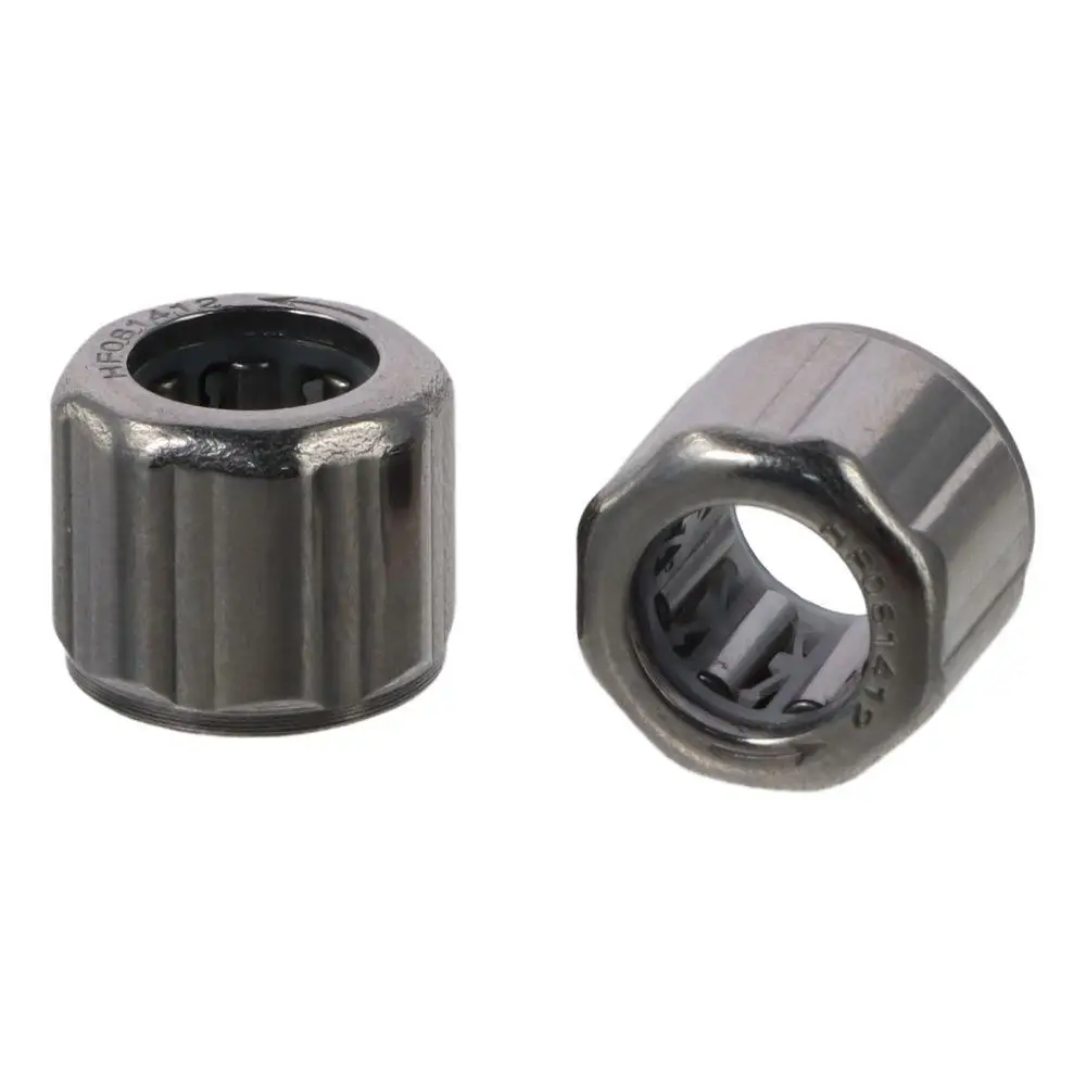 Chromium Steel Needle Roller Bearings High Load HF081412 Pre-Lubricated Chrome Steel Needles One Way Clutch Bearing