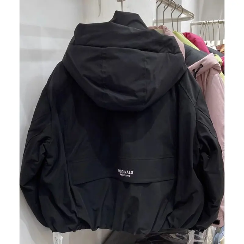 Unisexowa kurtka sportowa outdoorowa, wiatroodporna, wodoodporna, szybkoschnąca, ciepła kurtka z kapturem, podstawowa odzież męska i damska, odzież wierzchnia.