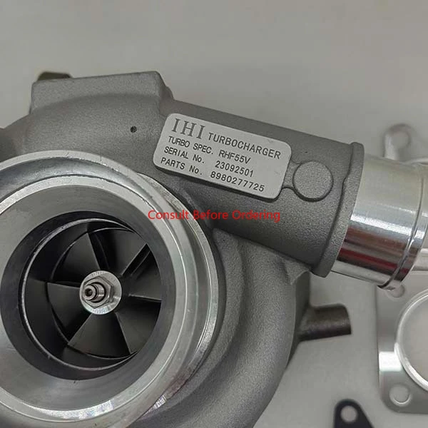 

Excavator Turbocharger 8-98027772-5 IHI TUOBOCHARGE RHF55V 8980277725 Turbocharger For 4HK1 Isu-zu NPR