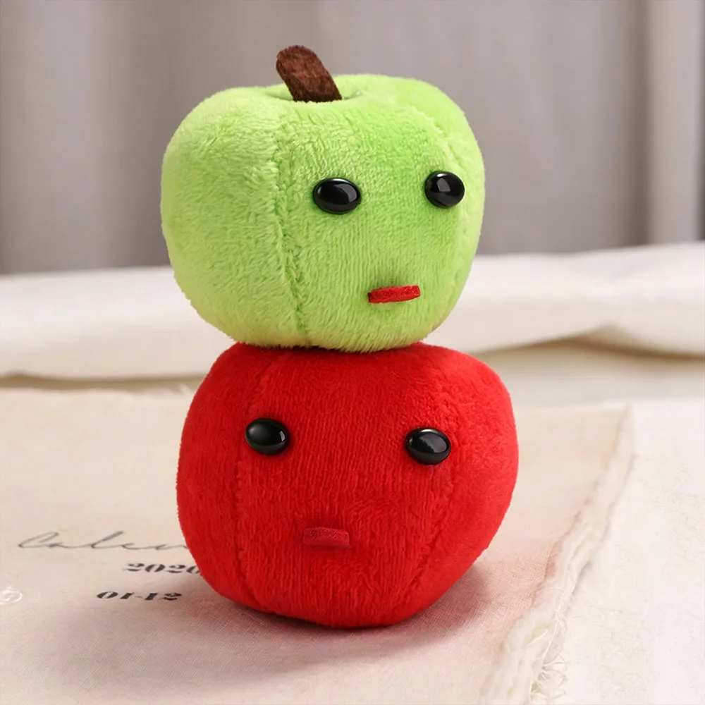 Car Keys Green Red Fruit Keychain Soft Funny Creative Keyring Cute Tongue Sticking Backpack Pendant Bag