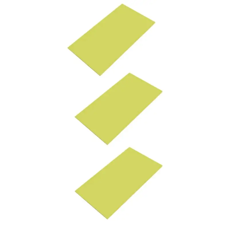CLCU 3Pcs 3240 Yellow Epoxy Fiber Board For Lifepo4 Battery Pack DIY Insulation Plate & Heat Shield 0.5X128x195mm
