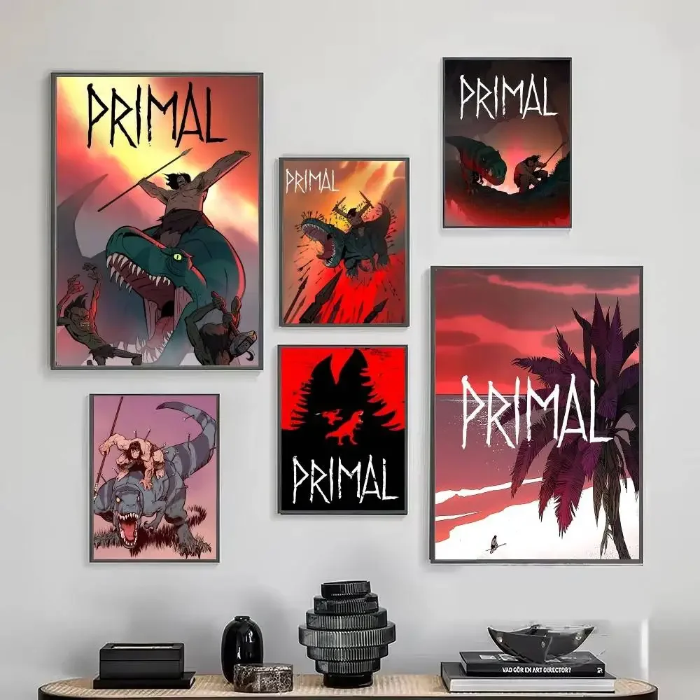 ملصقات جينندي تارتاكوفسكي البدائية لزجة عتيقة لغرفة المنزل وبار المقهى وديكور غرفة كاواي #1