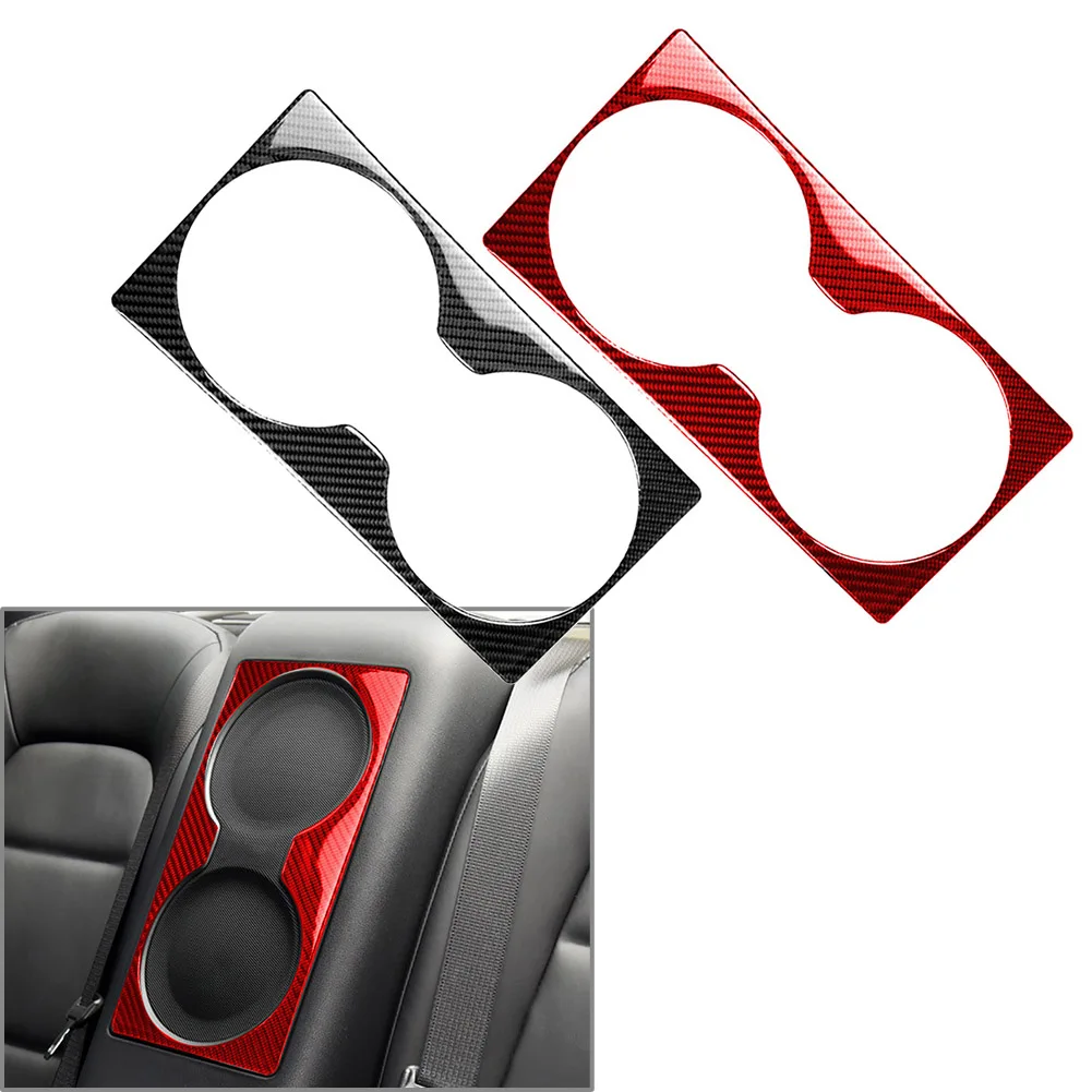 Rear Loudspeaker Frame Cover Decoration Trim Sticker For Nissan GTR R35 2008-2020 Carbon Fiber Car Interior Accessories