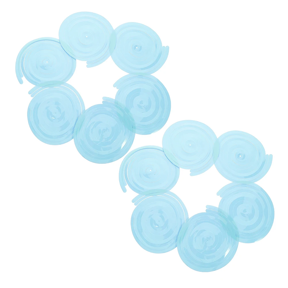 

18pcs Spiral Ornaments Hanging Swirl Pendants Party Theme Decorations Wedding Birthday Supplies Baby Shower Newborn Photo