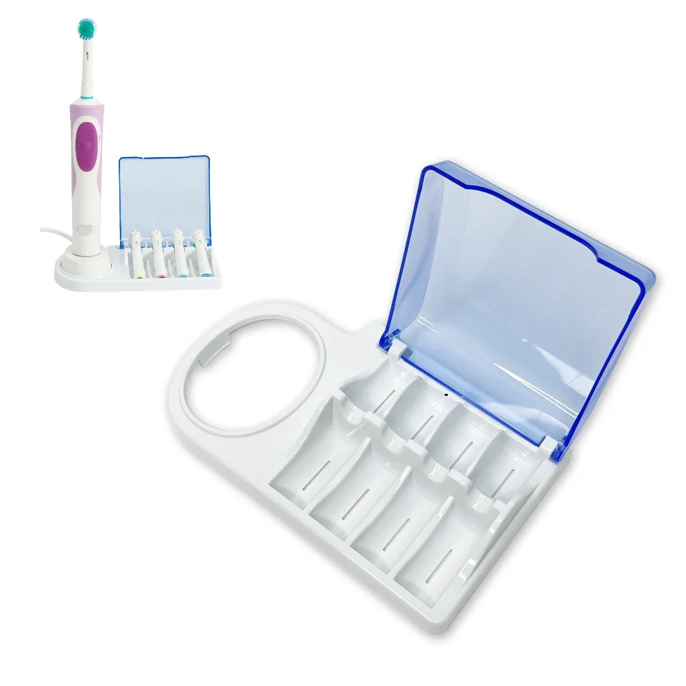 Leerer Zahnbürstenkopfhalter für Oral B elektrische Zahnbürstenhalterung, Badezimmer-Zahnbürstenständer mit einzelnem Ladeloch