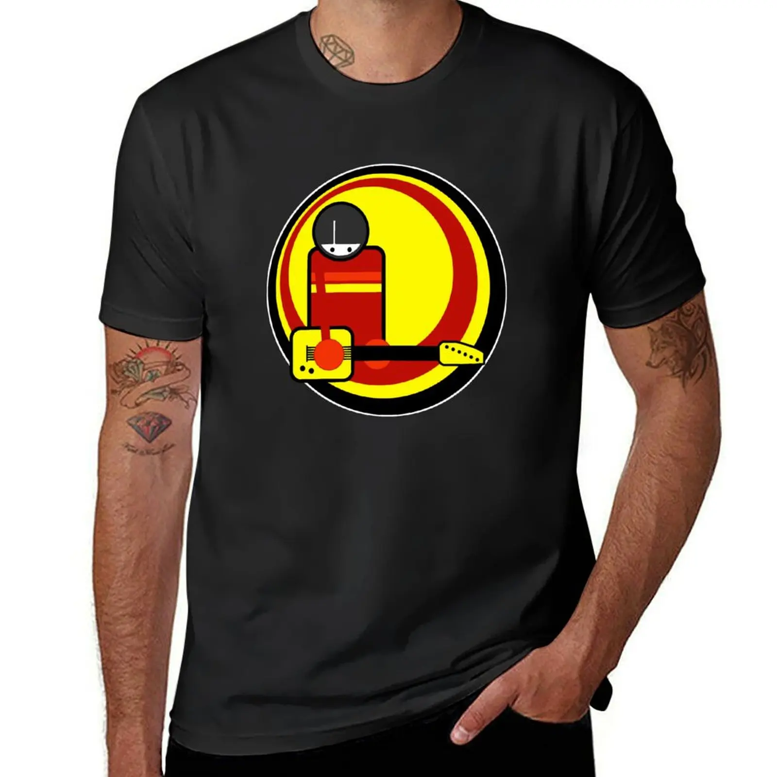 Los Planetas Super 8-T-Shirt, erhabene individuelle Bluse, schweres T-Shirt für Herren, 3D-gedruckte, kurzärmelige Mode-Loungewear
