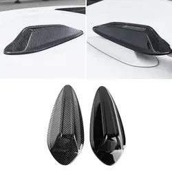 For BMW 2 3 4 Series Coupe G42 G20 G28 G22 M3 G80 ABS Car Roof Shark Fin Antenna Aerials Cover Carbon Texture/Glossy Black Trim