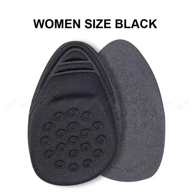 Voorvoet Pads voor Vrouwen Hoge Hakken Halve Inlegzolen Voorvoet Antislip Pijnbestrijding Insert Schoenmaat Verminderen Vulmiddel voor Te Grote Schoenen
