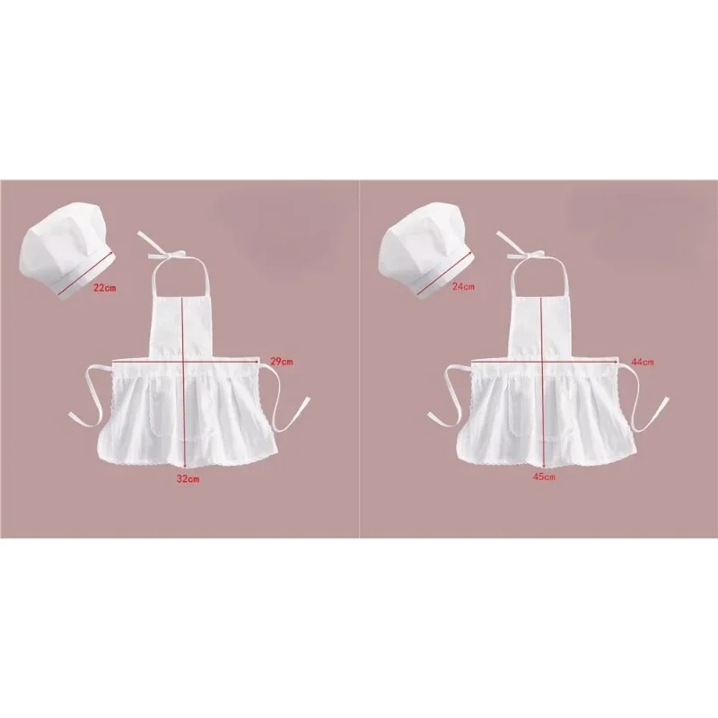 Hot Selling Baby Chef Apron Children\'s Clothing Chef Baby Chef Clothing Newborn Photography Props